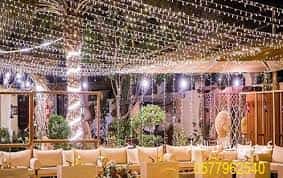  تسليك وتركيب انارات مختلفة وغمازات في حفل ابن العميل احمد بحي العليا